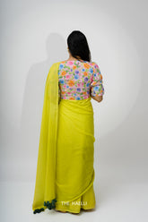 Olive Garden Cotton Saree